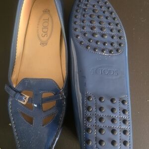 TOD'S Women's Blue Loafers